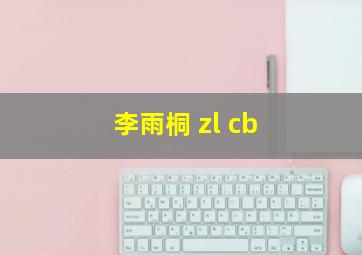 李雨桐 zl cb